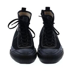 3.1 Philip Lim Moonstar Black Hi-Top Sneakers Size 40 (Us 9.5-10). Made In Kurume. Black With Scuff Gray Toe, Black Sole, White Trim. Textile Upper And Rubber Sole. Shoes Appear To Be Unworn. Excellent Condition. High-top Sneakers With Laces And Medium Fit, Medium Fit High-top Sneakers With Laces, Sporty Medium Fit High-top Sneakers With Round Toe, Slip-on High-top Sneakers With Vibram Sole For Streetwear, Sporty High-top Sneakers With Rubber Sole, Outdoor High-top Sneakers With Rubber Toe Cap, Black Canvas High-top Sneakers, Sporty Style, Black Canvas High-top Sneakers Sporty Style, Ankle-high High-top Sneakers With Contrast Sole