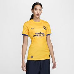 Join us in welcoming the Utah Royals back to the NWSL. For their 2024 Primary kit, we made a jersey that honors both the club’s identity and the natural beauty of the state. Our Stadium collection pairs replica design details with sweat-wicking technology to give you a game-ready look inspired by your favorite team. Jersey Nike, Club Color, Soccer Club, Womens Soccer, The Club, Gotham, Favorite Team, Active Wear For Women, Nike Dri Fit