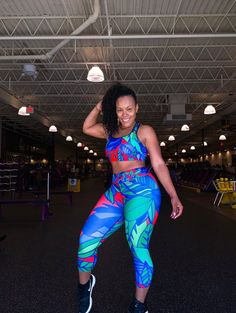 PLEASE NOTE: We’re super into sustainability and waste reduction, so our athletic wear is cut and printed as soon as you place your order. This means ALL SALES ARE FINAL. Please use the sizing information located in the product images to determine your correct size, and don’t hesitate to contact us with sizing questions. Mid waist leggings with floral print in green, red and blue - Ankle length leggingsDetails * 82% polyester/18% spandex* Material has a four-way stretch, which means fabric stret Multicolor Stretch Athleisure Activewear, Stretch Multicolor Athleisure Activewear, Multicolor Casual Yoga Pants For Pilates, Stretch Multicolor Activewear For Gym, Casual Multicolor Moisture-wicking Leggings, Casual Multicolor Yoga Pants For Pilates, Multicolor Stretch Leggings For Workout, Multicolor Stretch Athleisure Yoga Pants, Multicolor Casual Leggings For Training