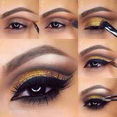 Τσάντες Louis Vuitton, Brown Eyes Pop, Pageant Makeup, Different Makeup Looks, Drag Make-up, Gold Eye Makeup, Makeup Order, Eye Makeup Looks, Smokey Eye Makeup Tutorial