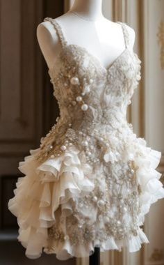 |wedding dresses
|unique wedding dresses
|simple wedding dress
|fairytale wedding dress
|romantic wedding dress
#weddingdresses Pearl Bustier Outfit, Pearl Dress Short, White Classy Outfit, Pearl Bustier, Lace Applique Dress, Lace Bustier Dress, Pearls Dress, Short Wedding Dress Vintage, Glass Dress