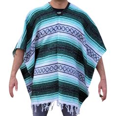 PRICES MAY VARY. ¡Y Viva Mexico! If you are planning an authentic and colorful mexican party, you cannot miss the iconic mexican pancho. Celebrate your mexican party with style and authenticity! This pancho is an iconic and versatile garment that has been part of mexican culture and tradition for centuries. Our adult ponchos are the perfect choice to look festive and comfortable during all celebrations, Independence Day, Cinco de Mayo, Dia de los muertos and more! Mexican Poncho! The Mexican pon Ponchos For Men, Mens Poncho, Mexican Men, Artisanal Design, Mexican Party, Poncho Style, Mexican Culture, Traditional Design, Music Festival