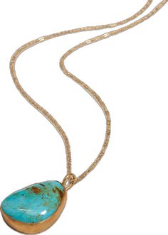 Turquoise Pendant Necklace, Turquoise Pendant, Green Stone, Tibet, Turquoise Jewelry, Lobster Clasp, Egypt, Banana Republic, Blue Green