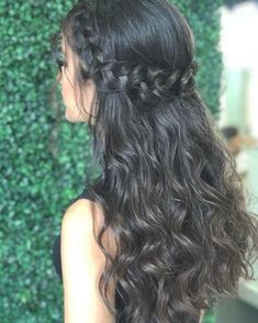 Prom Hairstyles For Long Hair, Front Hair Styles, Peinados Fáciles Para Cabello Corto, Hair Stylies, Trendy Hair, Hairdo For Long Hair, Aesthetic Hair