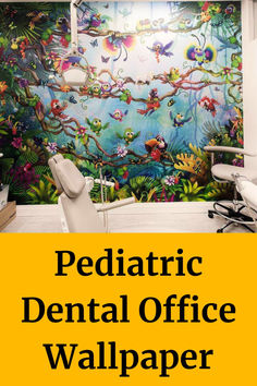 Get inspired with these pediatric dental office wallpaper ideas that reduce anxiety in kids, create a welcoming atmosphere for children and enhance your branding.

Create a cute dental room with our murals to help distract patients while they have their teeth cleaned or during lengthy procedures in your treatment room.

See all the ideas from real dental offices from around Canada and the USA.

Click to read the blog now! Office Wallpaper Ideas, Dental Room, Pediatric Dental Office, Pediatric Dental