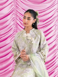 Brand: AYZELProduct Code: AZL-24-V3-11 ERINCollection: Rinnesa by Ayzel Unstitched Luxury Lawn CollectionFabric: Lawn DESIGN DETAILS: Digital Printed Lawn Shirt 1Pc Digital Printed Cotton Net Dupatta 2.30M Digital Cotton Trouser 2.50M DISCLAIMER:* Lining, Laces, and Tassels are not included in unstitched variants.* Embellishment items in stitched outfits are subject to market availability.* Product color may vary due to photographic lighting or your device settings. CARE INSTRUCTIONS: Extra Fabric Has Been Used For Shoot Original Color May Vary Slightly From The Picture Dry Clean Recommended Iron The Clothes At Moderate Temperature Do Not Use Bleach, Or Stain Removing Chemicals Damp Fabric Should Not Be Exposed To Sunlight Rinnesa by Ayzel Unstitched Luxury Lawn Collection Authenticity Gua Luxury Unstitched Lawn Suit With Digital Print, Eid Lawn Suit With Pallu, Semi-stitched, Unstitched Cotton Lawn Suit With All Over Print, Semi-stitched Floral Lawn Suit In Cambric, Semi-stitched Digital Print Cambric Lawn Suit, Lawn Design, Lawn Shirts, Net Dupatta, Photographic Lighting