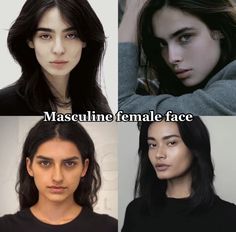 Masculine Features Face Woman, Women With Masculine Faces, Prominent Cheekbones Women, Masculine Woman Face, Woman With Masculine Features, Masculine Face Woman, Tired Beauty Look, Masculine Features Woman, Women With Masculine Features