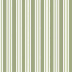 a green and white striped wallpaper with vertical stripes