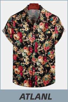 Great for summer vacation, daily leisure, sun beach, travel, rock parties, concert, streetwear, stage performance, dating, urban style, themed parties etc. Hawaiian Outfit Ideas, Hawaii Outfits Ideas, Shirt Outfit Ideas, Hawaii Outfits, Hawaiian Outfit, Fits With Shorts, Holiday Shirts, Floral Style, Outfits Ideas