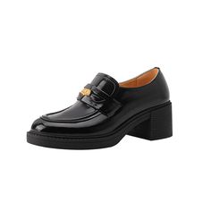 These loafers are designed in a timeless, minimal silhouette, so you'll be sure to wear them often. Made from soft leather, soft bottom that ensure all-day comfort. Wear yours with tailoring and denim alike. Color: Coffee/BlackMaterial: Cow LeatherLining: Genuine LeatherInsole: Cow LeatherSole: RubberHeels: 6 cm/2.36"Weight: 0.43kg Each Shoes (measured size 7.5) Fit: Medium to Wide, Runs Normal.Origin: Made in China Production Time: About 7-10 days (Any exceptional case will email you, Please pa Black Platform Loafers For Office, Slip-on Plain Toe Platform Loafers For Office, Business Platform Loafers With Round Toe And Leather Sole, Office Platform Loafers With Brogue Detailing, Black Square Toe Oxfords For Work, Leather Platform Loafers For Business With Round Toe, Office Loafers With Brogue Detailing And Round Toe, Office Brogue Loafers With Round Toe, Business Platform Loafers With Almond Toe