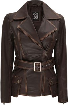 Rev up your wardrobe with the Fjackets Long Leather Jacket for Women! Made from genuine lambskin leather, this motorcycle jacket combines rugged charm with feminine flair. Its sleek design offers a flattering fit, making it perfect for both casual outings and adventurous days. Elevate your outerwear collection with this stylish piece. Shop now through my affiliate link and embrace the edgy elegance today! Full Leather Outfit Women, Female Leather Jacket, Viking Fashion, Punk Academia, Biker Outfits, Addison Aesthetic, Leather Motorcycle Jacket Women, Fitted Leather Jacket, Asymmetrical Leather Jacket