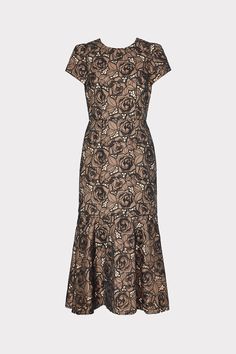 Relish in this Fall�’s take on our signature floral embroidered dress—a mix of sultry beige covered in black florals that serve as a mesh overlay atop a short sleeve, curve-hugging silhouette that falls to a chic midi-length hemline. Mesh Embroidered Dress, Embroidered Mesh Dress, Mother Of Groom Dresses, Hugging Silhouette, Groom Dresses, Embroidered Midi Dress, Floral Embroidered Dress, Cocktail Evening Dresses, Maxi Dress Cocktail