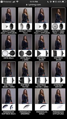 a series of photos showing how to use the camera for an image with multiple angles