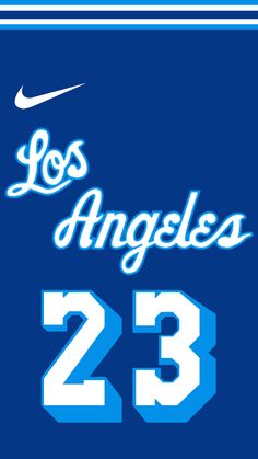 the los angeless jersey number 23 is shown