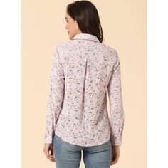 Let your wardrobe blossom with this graceful floral shirt. Whether you're in the office or out on town, this ditsy floral-printed shirt is perfect for any occasion. Wear this shirt out for a breezy look. Pair it with skirts or skinny jeans and high-heeled sandals to finish your look. The graceful floral print makes this blouse a lovely addition to your weekend wardrobe. Floral Long Sleeve Shirt, Ditsy Floral Print, Weekend Wardrobe, Womens Clothing Sizes, Ditsy Floral, Floral Shirt, Heeled Sandals, Floral Printed, High Heel Sandals