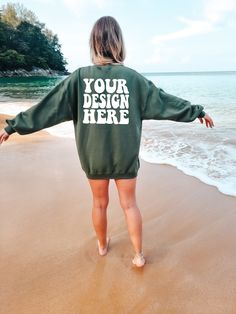 INSTANT DOWNLOAD  ♥ DETAILS ♥ - This image is for the Gildan 18000 Military Green Unisex Sweater - You will receive a high resolution digital image free of branding    (will not include the "Your Design Here" text or watermark) - Model is wearing size XL (Oversized Style) - Image Size: 3000 x 4000 Pixel ♥ KEEP IN MIND ♥ - You may use these images for personal and commercial use only. No additional license required. - You may not resell, share, or edit this image in any way. Oversized Crew Sweatshirt With Branding, Oversized Crew Neck Sweater With Branding, Customizable Oversized Sweatshirt For Streetwear, Oversized Custom Print Sweatshirt For Streetwear, Oversized Sweatshirt With Custom Print For Streetwear, Casual Green Sweatshirt With Custom Print, Casual Green Customizable Sweatshirt, Mock Up, Oversized Style