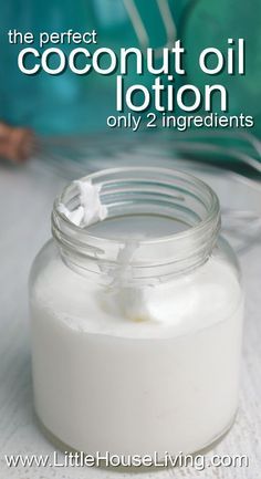 Homemade Coconut Oil Lotion Coconut Lotion, Homemade Coconut Oil, Oil Cleansing, Diy Lotion