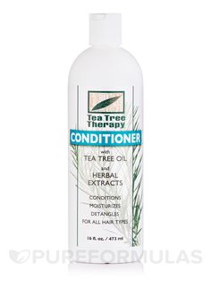 Tea Tree Therapy Conditioner with Tea Tree Oil and Herbal Extracts conditions the hair and scalp by helping to capture natural oils and moisture leaving hair silky smooth and tangle free. The natural conditioning agent repairs and protects leaving hair shiny and manageable. No Sodium Lauryl Sulfate. Tree Therapy, Hair Silky, Sodium Lauryl Sulfate, Herbal Extracts, Silky Hair, Tree Oil, Shiny Hair, Tea Tree Oil, Tea Tree