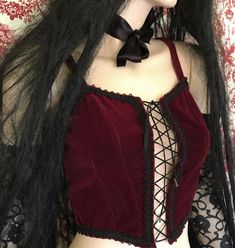 Lust Aesthetic Outfit, Vampirecore Aesthetic Outfit, Red Alternative Outfits, Devilcore Outfits, Devilcore Aesthetic Outfit, Vampirecore Fashion, Gothic Inspired Fashion, Red Top Outfit Casual, Vampire Core Outfits