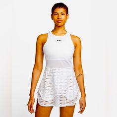 Wimbledon 2023 Nike Tennis Dress. Perfect Condition. Mesh Middle. No Shorts Underneath And No Built In Bra Tennis Dress Outfit, Womens Tennis Dress, Nike Dresses, Nike Tennis Dress, Form Fitting Dress, Womens Tennis, Athleisure Wear, Ladies Of London, Tennis Clothes