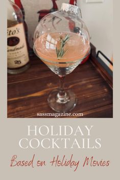 holiday cocktails based on holiday movies