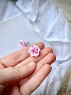 Romantic Flower Stud Earrings Pink Rose Earrings Delicate Wedding Earrings Custom Flower Jewellery Handmade Polymer Clay Gift for Her - Etsy Portugal Pink Rose Earrings, Polymer Clay Gifts, Delicate Wedding, Flower Stud Earrings, Romantic Flowers, Jewellery Handmade, Flower Stud, Earrings Pink, Flower Earrings Studs