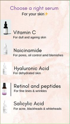 Unlock radiant skin with our rejuvenating serums! 🌟 Discover the power of targeted skincare with our curated selection. From hydration to anti-aging, these serums are your secret to a glowing complexion. ✨ #Skincare #Serums #glowingskinroutine #glowing #skincare Good Face Serum Skin Care, Different Types Of Serums, Skincare By Age, Different Serums And Their Uses, Skincare Serum Guide, Natural Serum For Face, Best Serums For Glowing Skin, How To Use Niacinamide Serum, Best Serum For Face Glow