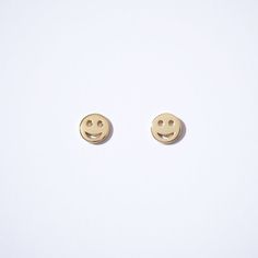 Fine Essentials - Smiley Face Stud Earrings | Sleepy Mountain Smile On, Smiley Face, Piercing Jewelry, Smiley, Piercings, Stud Earrings, 925 Sterling Silver, Sterling Silver, Silver