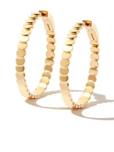 Anita Ko 18kt Yellow Gold Luna Hoop Earrings - Farfetch Anita Ko Jewelry, Gold Hoop Earring, Rose Gold Hoop Earrings, Bamboo Hoop Earrings, Anita Ko, Gold Disc, Disc Earrings, Large Hoop Earrings, Jewelry Photography