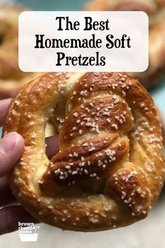 Best Homemade Soft Pretzels Chocolate Walnut Fudge, Pretzel Recipe, Soft Pretzel Recipe, Baking Soda Bath, Homemade Pretzels, Homemade Soft Pretzels, Soft Pretzel, Scrumptious Food, Dough Recipes