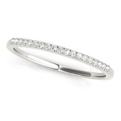 14k White Gold Round Thin Diamond Wedding Band (1/4 cttw) | Richard Cannon Jewelry 24 Number, Urban Sweater, Urban Fashion Trends, Urban Clothing, Sweater Collection, 14k White Gold Ring, White Gold Ring