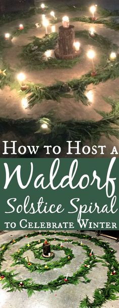 how to host a wallflower solstice spirit to celebrate winter with candles in the background