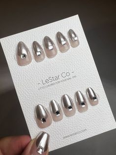 FREE SHIPPING FOR ORDERS OVER $50 WORLDWIDE   LeStar Co. press-on nails is reusable and easy to use, give yourself a perfect, non-damaging manicure in seconds for a fraction of the salon cost. Wear them for weeks straight or a few days at a time as you like. KEY FEATURES: - Handmade - Flexible and lightweight for comfortable wear - Easy to apply and remove - Long-lasting - Multiple wears - Waterproof PACKAGE INCLUDES: a full set of press on nails (10 nails) 24 adhesive tabs (1 sheet) 1 cuticle w Apply Press On Nails, Faux Nails, Starting From The Bottom, Nail Nail, Nails Gel, Nail Artist, Gel Nail, Glue On Nails, Nail Tips