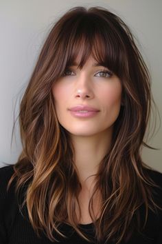 Short Hair With Bangs Haircut, European Haircut, French Girl Hair, 2024 Hair Trends, Fall Hair Trends, Long Hair With Bangs, Haircuts For Long Hair, Cut My Hair, Good Hair Day