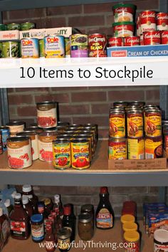 Here's a list of items that anyone can stockpile to save money! This is a great place to start saving on your grocery bill. #stockpile #stockpiling #groceries How To Stock Up On Groceries, Stock Pile, Emergency Preparation, Best Money Saving Tips, Budget Planer, Emergency Food, Classic Kitchen, Emergency Prepping, Survival Food