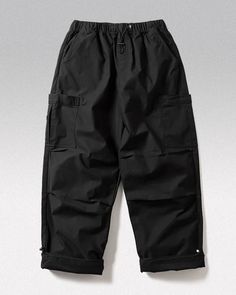 Baggy Trousers ’Shobara’ - TECHWEAR STORM™ Baggy Black Trousers, Baggy Black Pants, Cyberpunk Pants, Hakama Pants, Techwear Pants, Techwear Outfits, Outfits Baggy, Streetwear Pants, Baggy Trousers