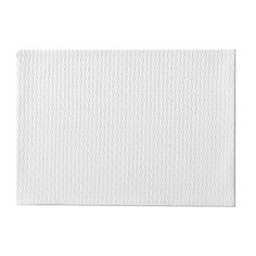 a white place mat on a white background