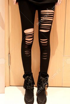 Emo Leggings Outfit, Emo Leggings, Ripped Leggings Outfit, Scene Leggings, Scenecore Fashion, Diy Emo Clothes, Character Planning, Torn Leggings, Fallout Oc