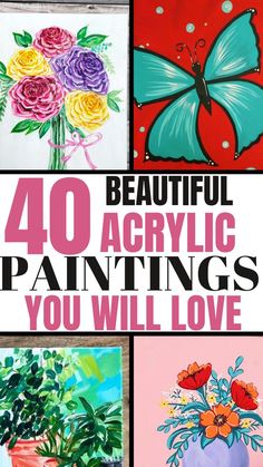 Looking for painting that are very easy to learn? If you're looking for acrylic painting ideas then you're in the right place. These paintings are great and beginner friendly. You'll just love them all. Love Canvas Painting, Space Painting, Cool Pencil Drawings