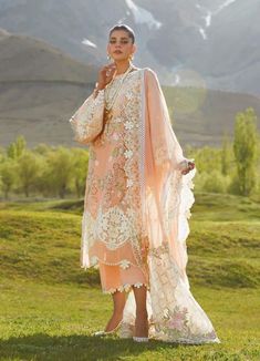 *lawn fully heavy alternetR embroidered laser work front with heavy embroidered daman boarder with embroidered chak lace* *plain lawn back with heavy embroidered back daman boarder with embroidered back bunch* *lawn fully embroidered sleeves with embroudered sleeves boarder* *organze plain dupta with 2 side digital printed & heavy embroidered boarder attach with 2 side pallou fully heavy embroidered & digital printed boarder attach* *dyed cambric trouser with heavy embroidered trouser boarder* i Luxury Dresses With Embroidered Neckline For Eid, Luxury Embroidered Border Choli For Eid, Luxury Embroidered Dress For Eid, Luxury Cutwork Lawn Suit For Eid, Luxury Embroidered Dress With Embroidered Sleeves For Eid, Luxury Lace Dress For Eid, Luxury Women's Dresses For Eid, Luxury Lawn Suit With Cutwork For Eid, Luxury Unstitched Suit With Embroidered Border For Eid