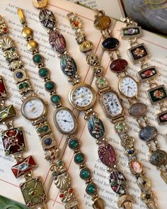 #watch Vintage Watches Aesthetic, Vintage Watch Aesthetic, Vintage Jewelry Aesthetic, Funky Watches, Xoxo Jewelry, Dope Jewelry Accessories, Floral Watches, Fancy Watches, Vintage Watches Women