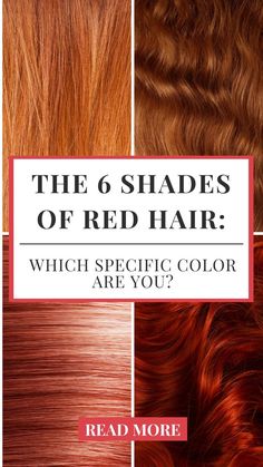 Redhead Going Grey, Shades Of Red Hair Chart, Red Hair Chart, Red Hair Shades Chart, Shades Of Red Hair Color Chart, Types Of Red Hair Shades, Different Types Of Red Hair, Make Up For Ginger Hair