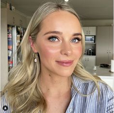 Simple Bridal Makeup, No Make Up Make Up Look, Wedding Makeup For Blue Eyes, Wedding Makeup Blue, Cream Blushes, Simple Wedding Makeup