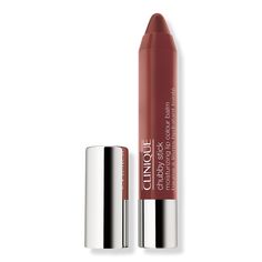 Fuller Fig Chubby Stick Moisturizing Lip Colour Balm - Clinique | Ulta Beauty Clinique Lip, Strawberry Soda, Zoey 101, Clinique Chubby Stick, Beauty And The Beat, Lip Tints, Lip Gloss Cosmetics, Lip Oils, Eyebrow Eyeshadow