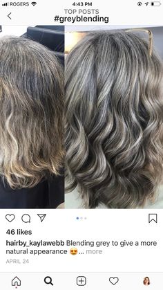 Grey Lights On Brown Hair, Best Hair Colors To Cover Gray Brunettes, Blending Grey With Brown Hair, Hair Highlights For Greying Hair, Lowlights To Blend Gray Hair Brunettes, Babylights To Blend Grey, Subtle Grey Highlights On Dark Hair, Gray Babylights, Highlights To Blend Gray Hair Dark Brown