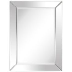 a square mirror on a white background