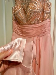 How to hem a prom dress, wedding dress, formal gown - noelle o designs How To Alter A Beaded Dress, Formal Gown With Mermaid Hem And Back Opening, Ball Gown Making Tutorial, How To Drape On A Dress Form, Layered Prom Dress, Sparkly Prom Dress