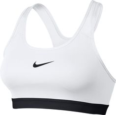 NIKE Womens Pro Classic Padded Sports Bra White/Black 823312100 Size Medium -- You could discover even more details by seeing the picture web link. (This is an affiliate link). #lingerie Nike Bras, Nike Bra, Sports Bra Outfit, Nike Activewear, Sports Bra Nike, Bra Nike, Sport Volleyball, Yoga Iyengar, Medium Support Sports Bra