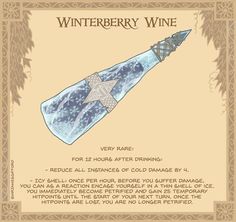 an image of a wine bottle with the words winterberry wine written in english and spanish