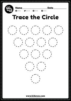 trace the circle worksheet